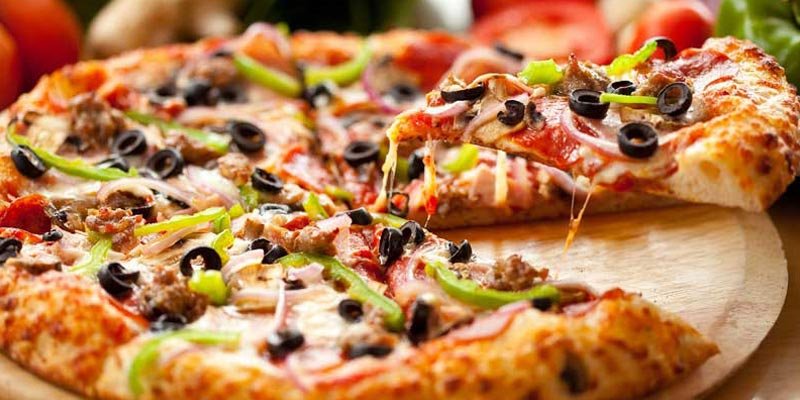 Wood-fired pizza