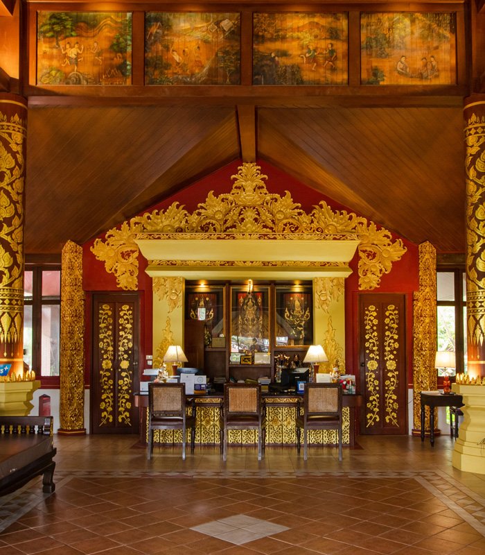 Gilded lobby
